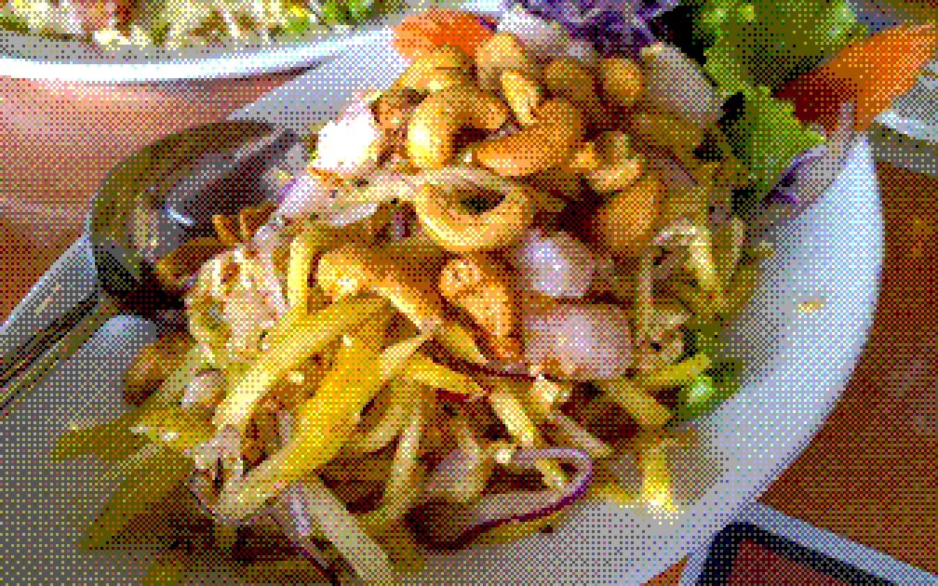 Green mango salad with cashews